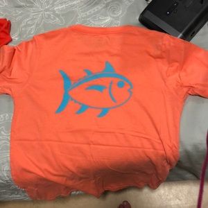 Orange southern tide t-shirt